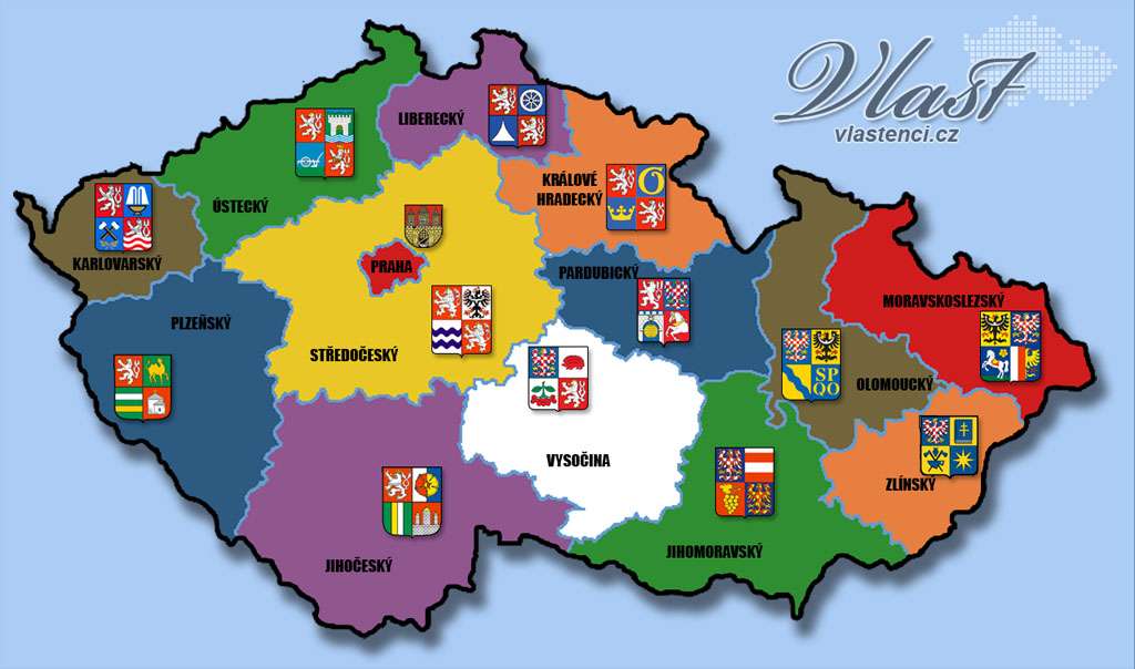 Regiões da República Tcheca quebra-cabeças online