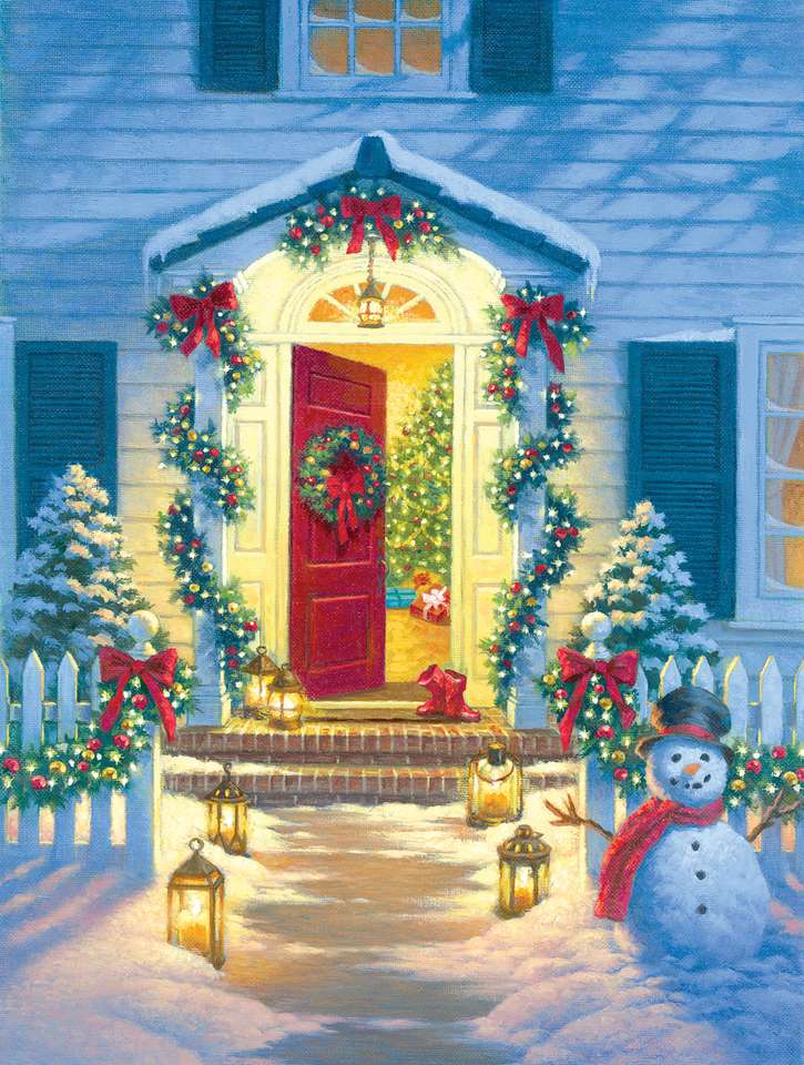 CHRISTMAS PORCH jigsaw puzzle online