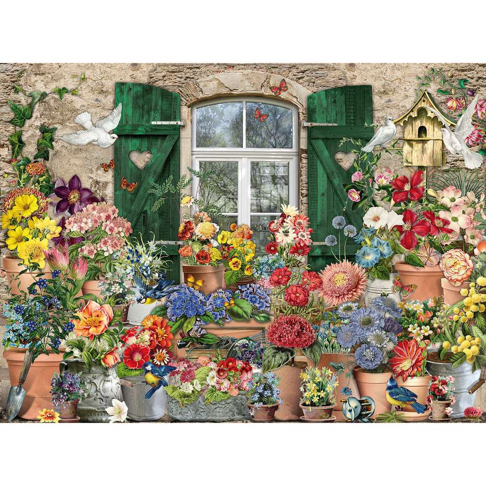 FLOWERS OUTSIDE jigsaw puzzle online