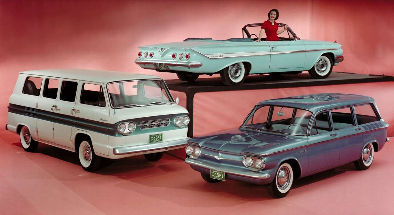 Διαφημιστική φωτογραφία Chevrolet του 1961 παζλ online