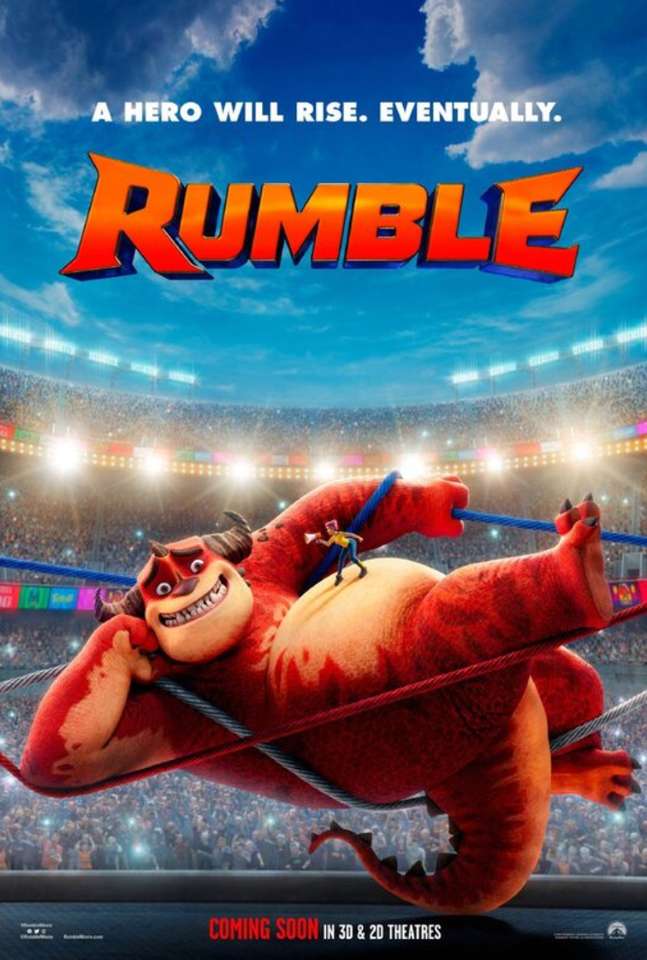 Rumble filmový plakát skládačky online