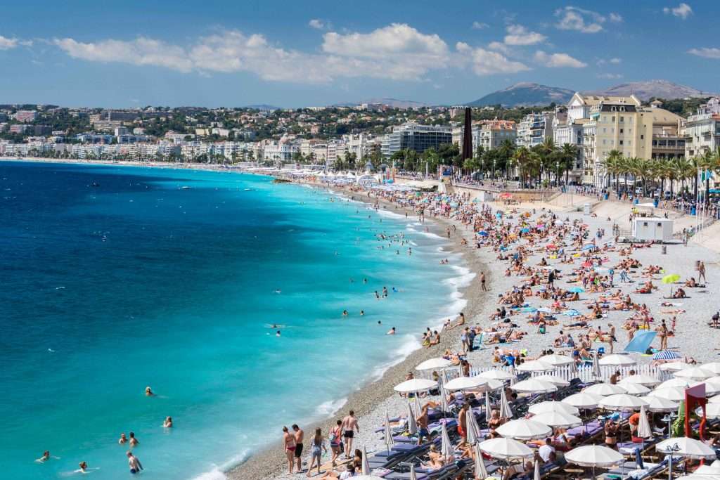 Франция - Ница - Лазурен бряг онлайн пъзел