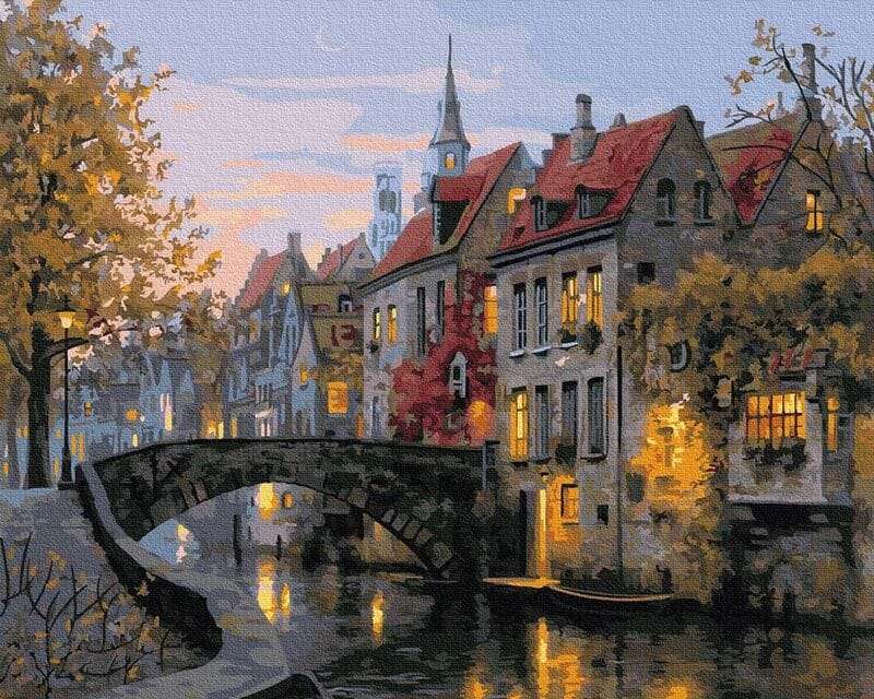 Old Belgian streets jigsaw puzzle online