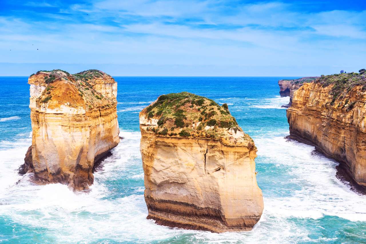 Національний парк Дванадцяти апостолів, Вікторія, Австралія пазл онлайн
