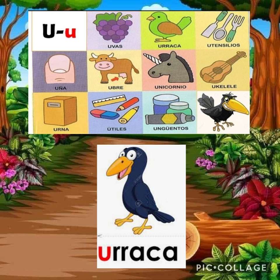 Vocal U-U puzzle online