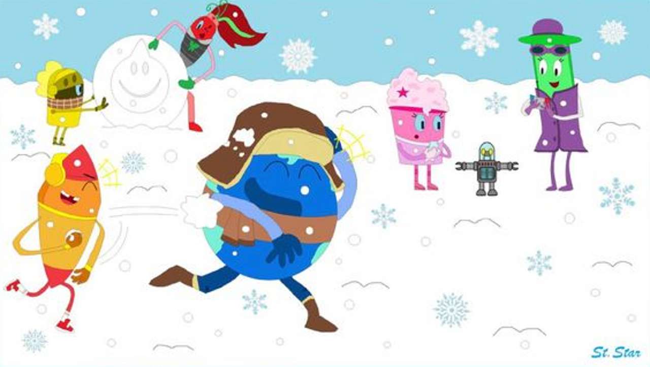 So much fun in the Snow! jigsaw puzzle online