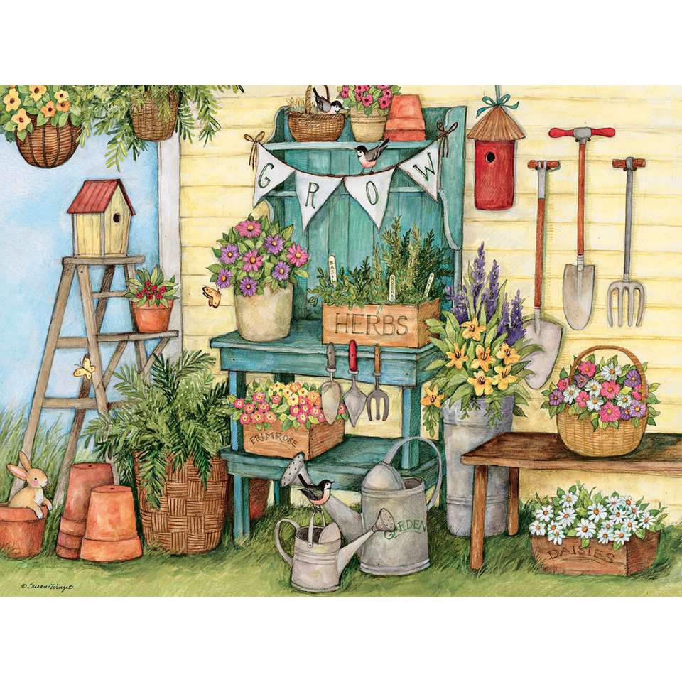 potters bench jigsaw puzzle online