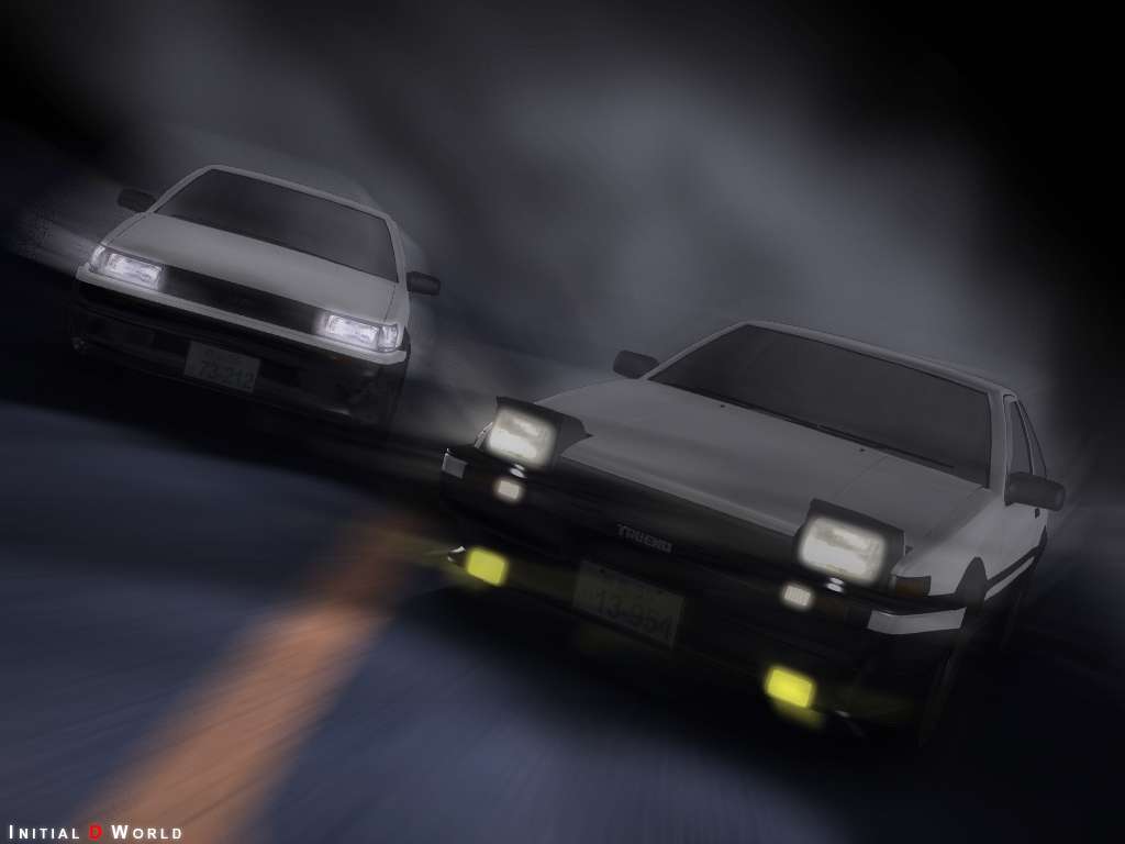 İnitial D Toyota Corolla ae86 vs Toyota ae86 Levin puzzle online