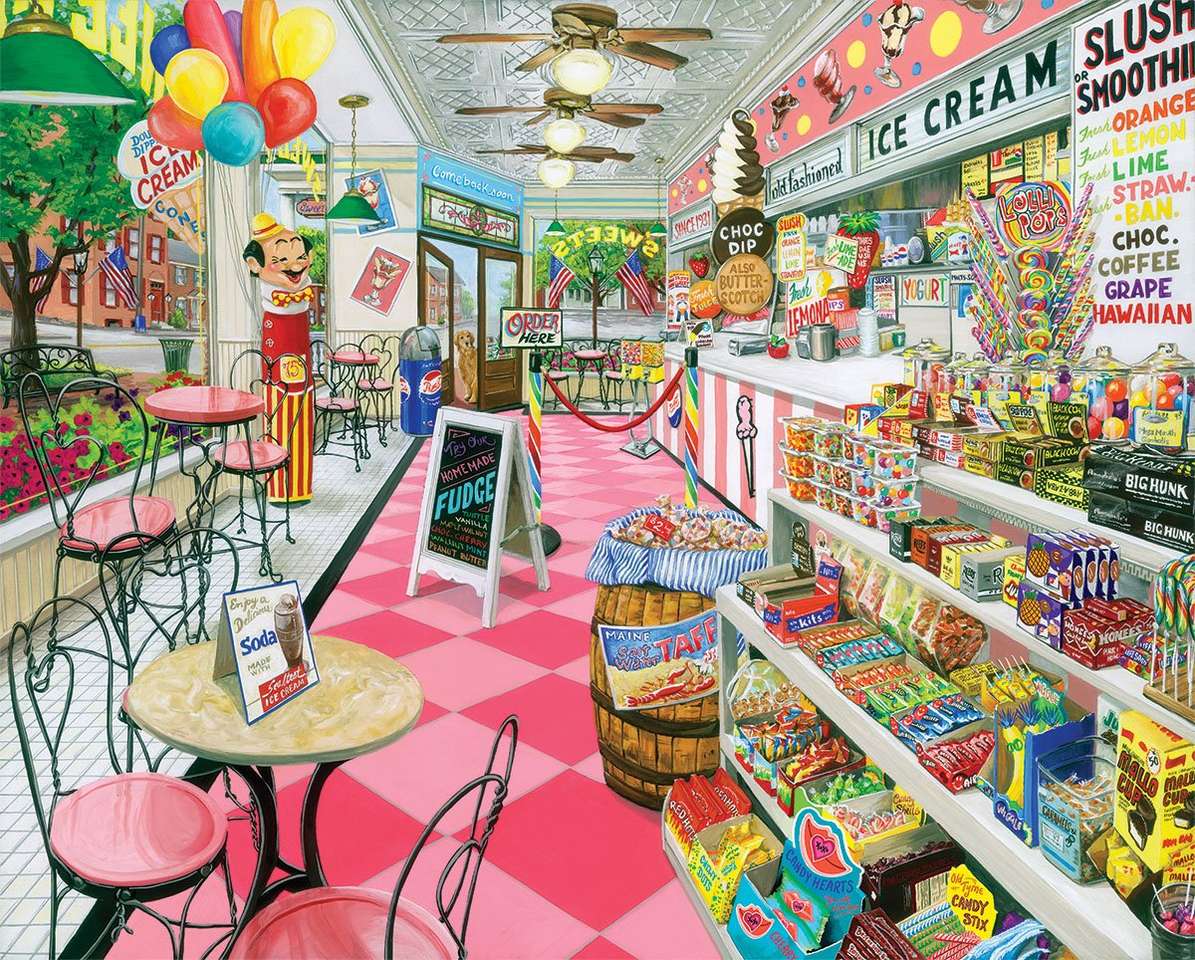 Магазин за сладолед пъзел
