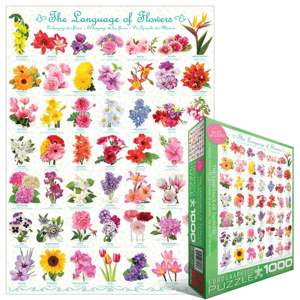 a linguagem das flores puzzle online