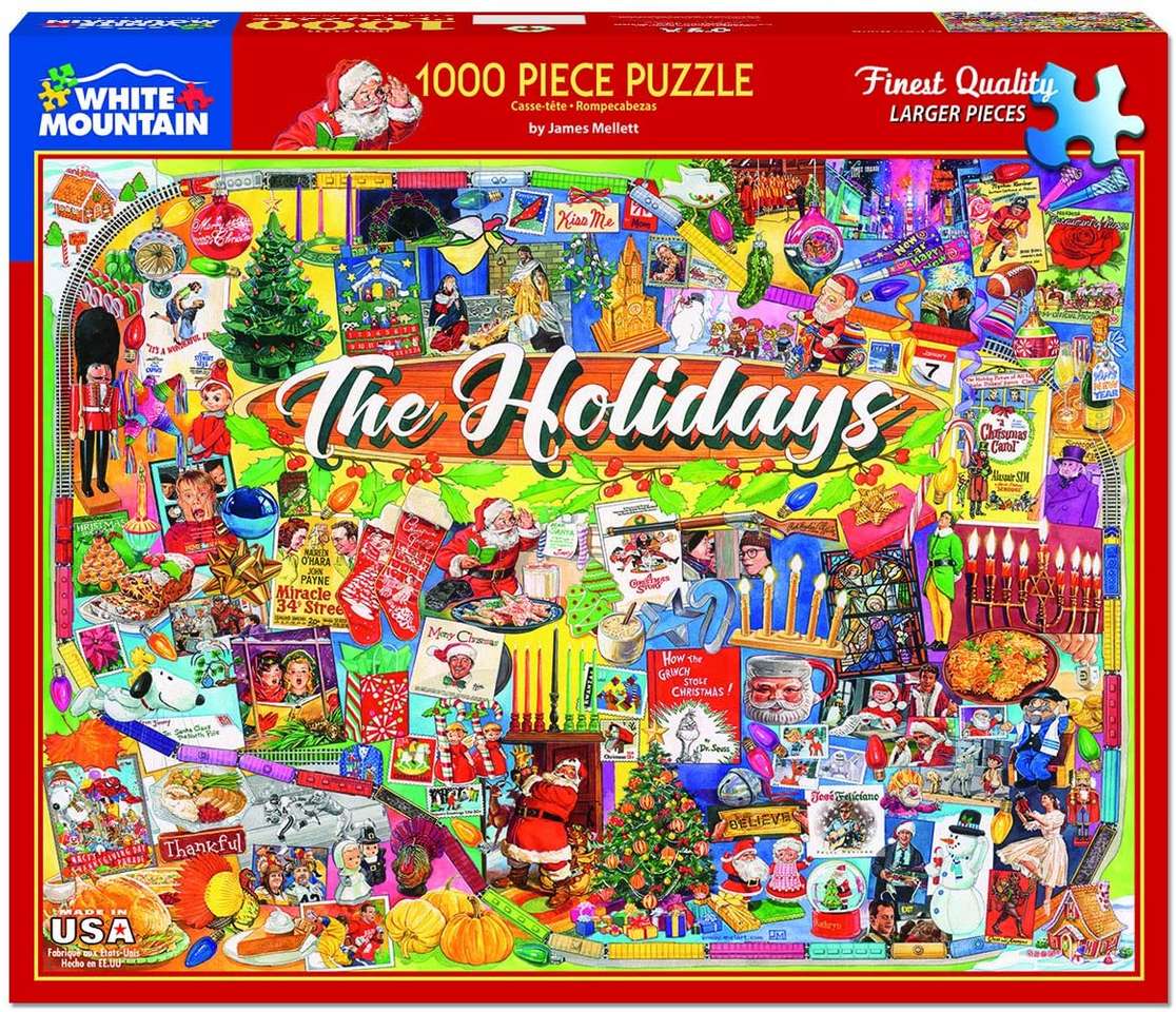 the holidays collage puzzle jigsaw puzzle online