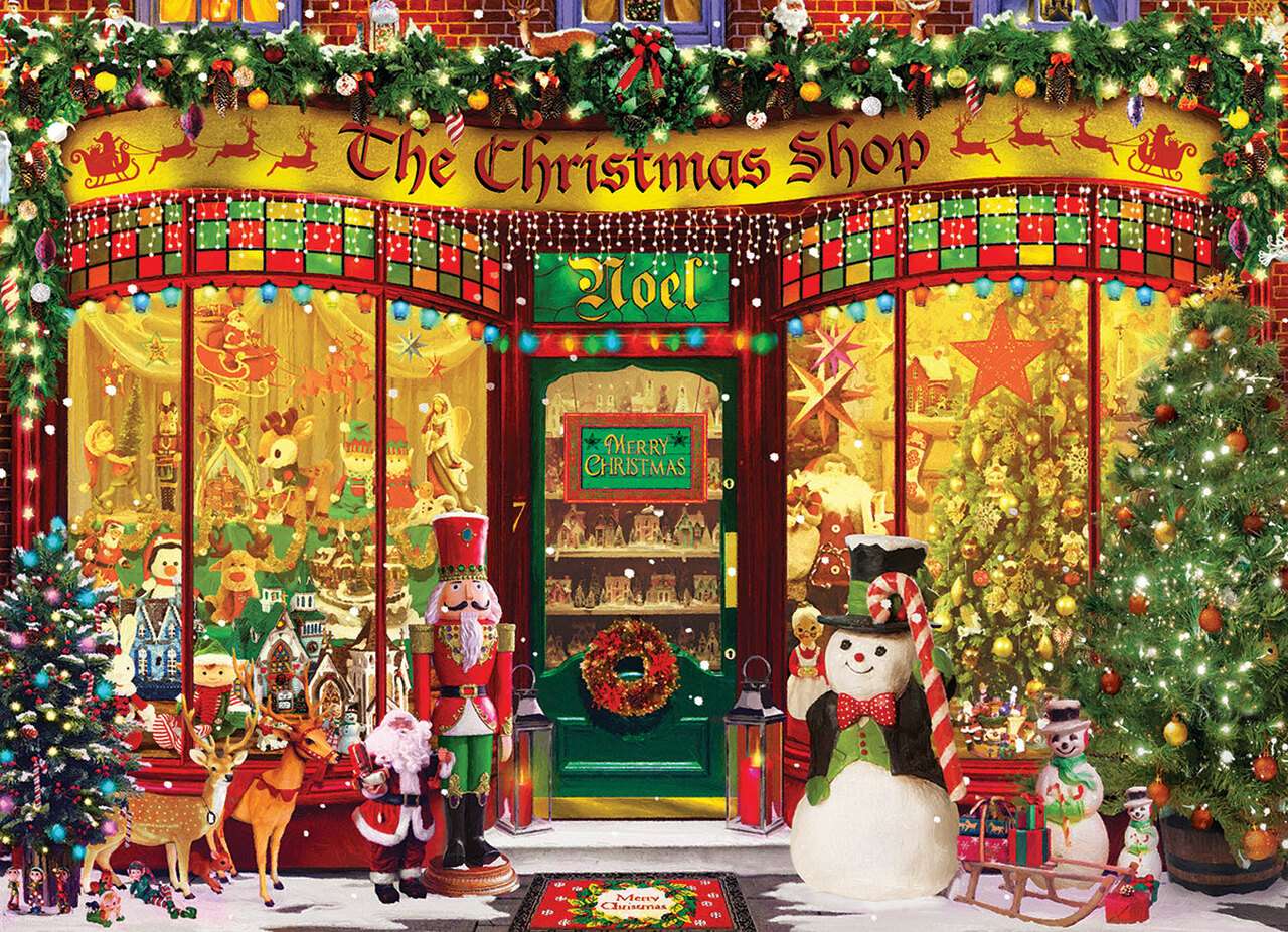 a karácsonyi bolt kirakós online