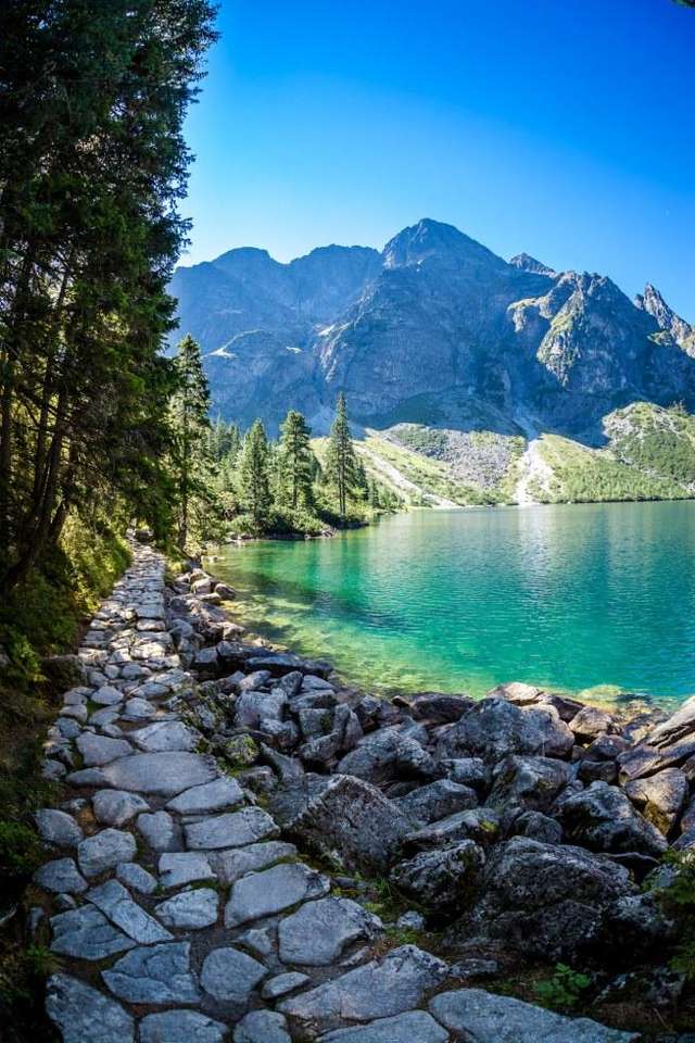 Morskie Oko - o maior lago dos Tatras quebra-cabeças online
