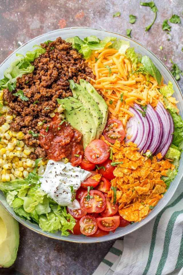 Salada de taco puzzle online