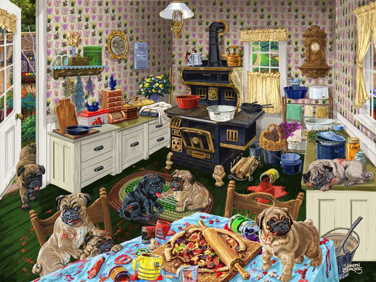 Dog Gone Good Pizza jigsaw puzzle online