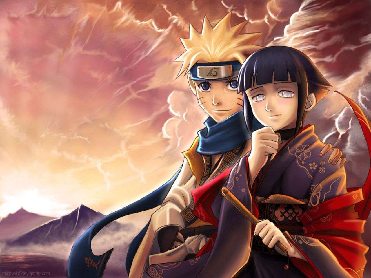 Naruto és Hinata kirakós online