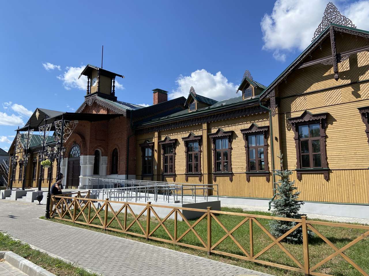 historiska Shuja tågstation pussel på nätet