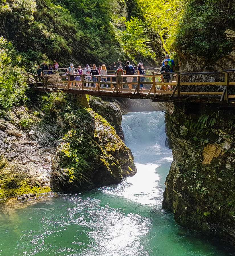 Ущелина Вінтгар - Словенія пазл онлайн