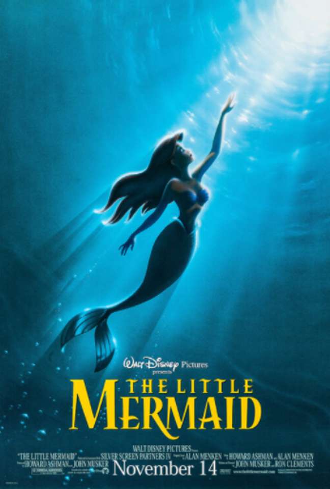 The Little Mermaid filmaffisch Pussel online