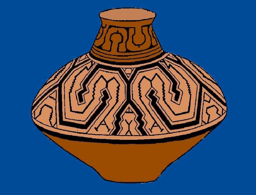 Shipibo keramika, peruánská Amazonka skládačky online