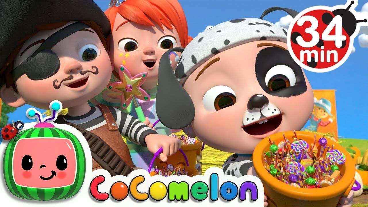 Cocomelon Хелоуин онлайн пъзел