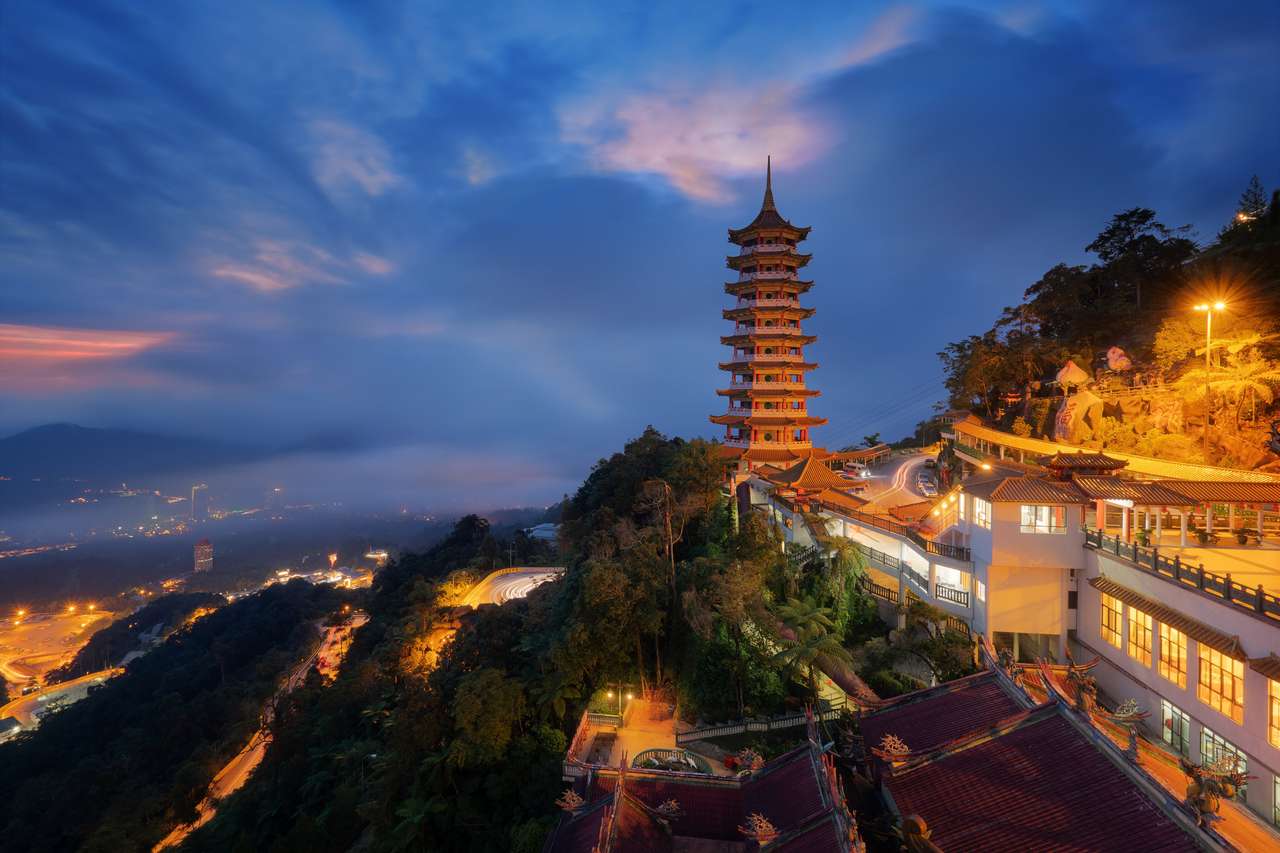 Čínský chrám Chin Swee Caves skládačky online