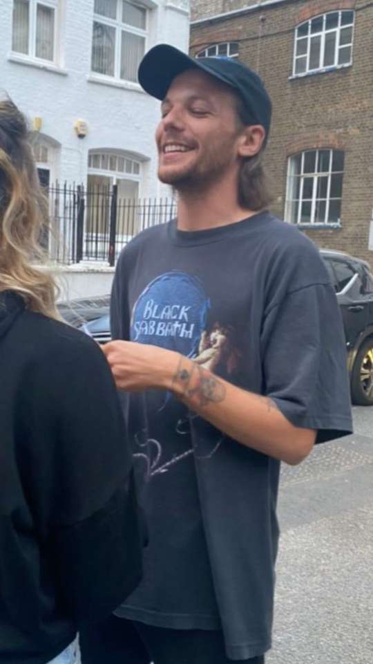 Louis långt hår pussel på nätet