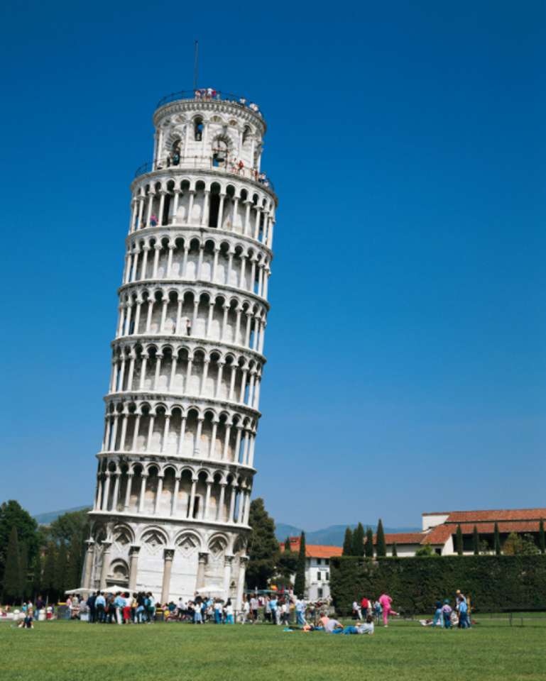 Наклонената кула в Пиза онлайн пъзел