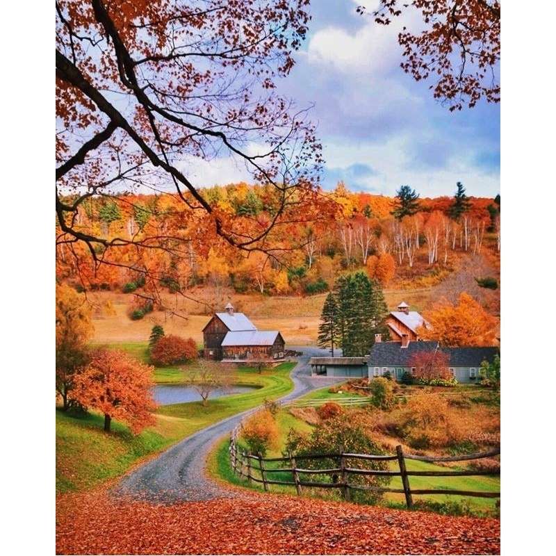 autumn in the plains jigsaw puzzle online