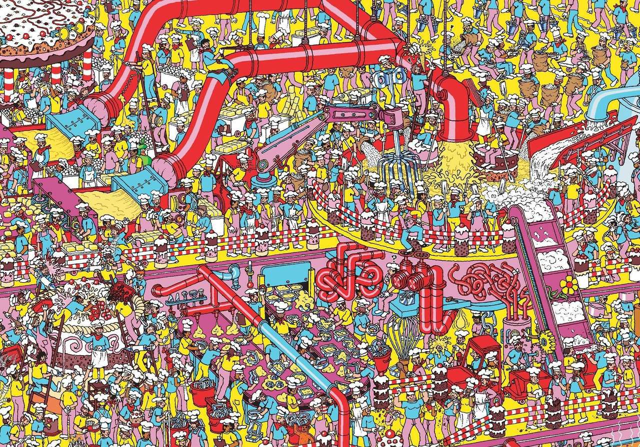 Wo ist Wally? Online-Puzzle