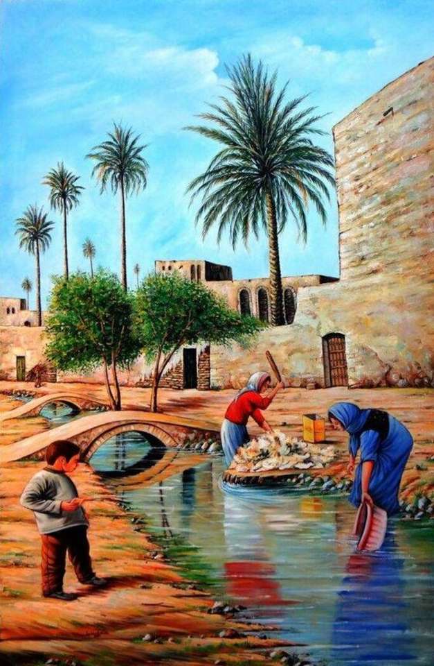 În jurul Nilului (gravură) puzzle online