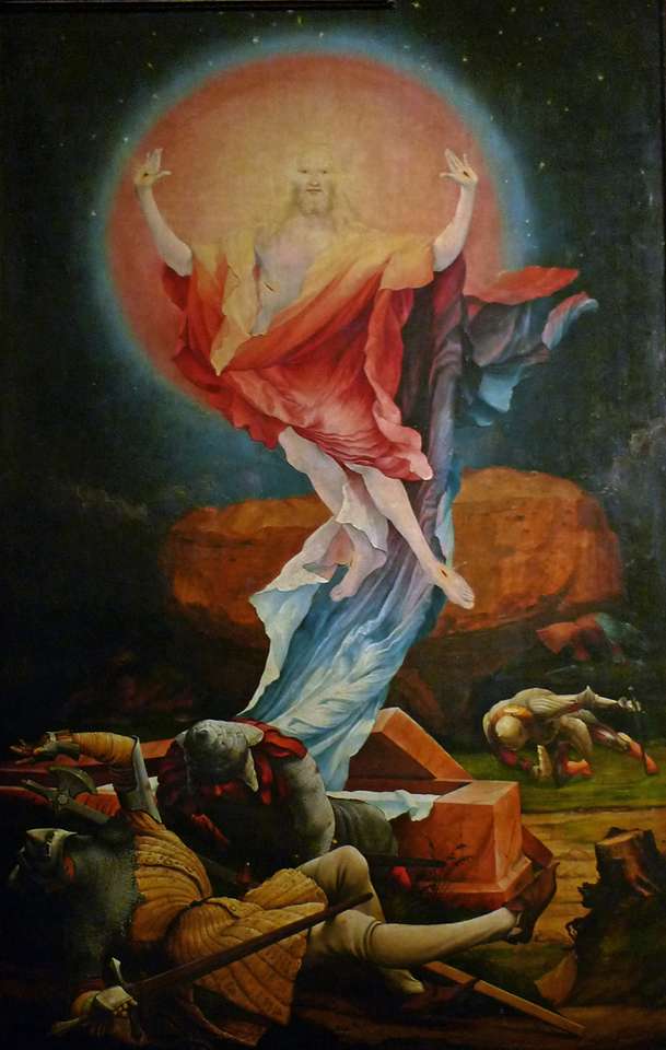 Ressurreição (pintura de Matthias Grünewald) quebra-cabeças online