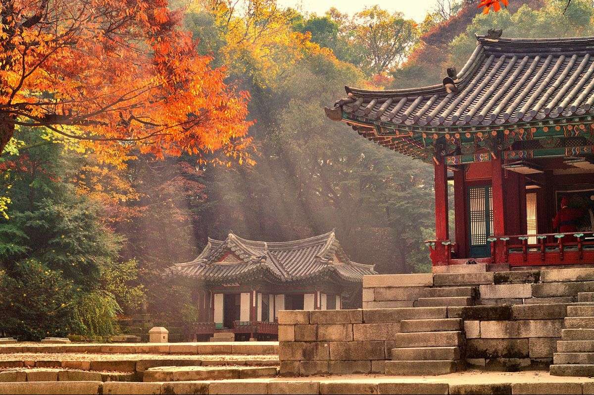autunno in corea puzzle online