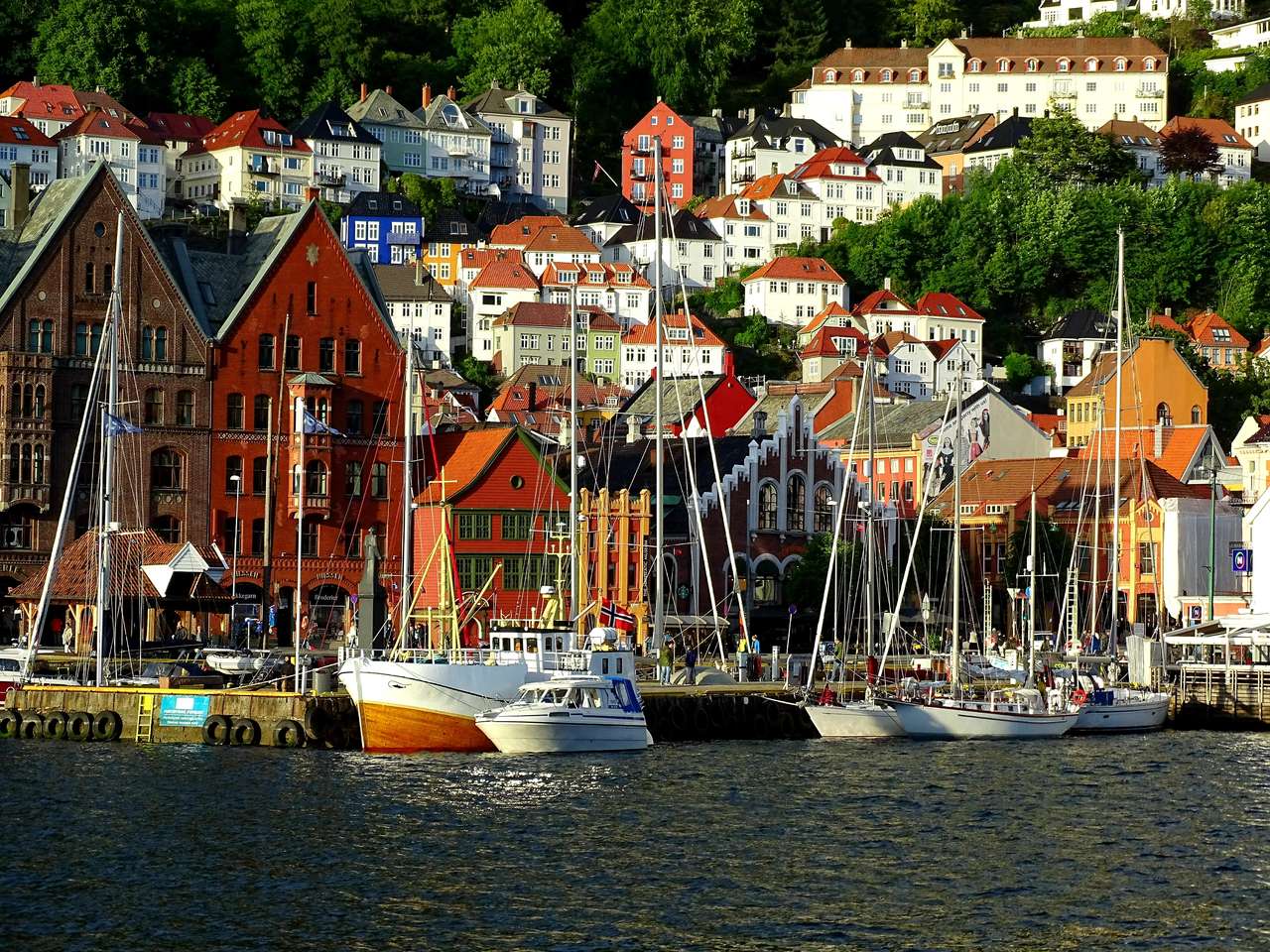 Берген - Норвегия онлайн пъзел