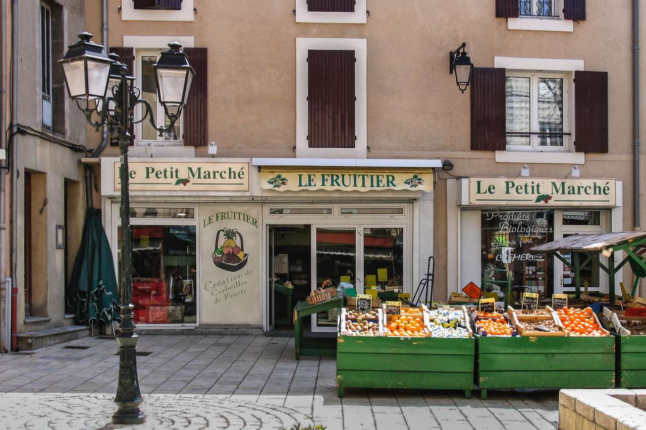 Gemüsehändler in La Provence Online-Puzzle