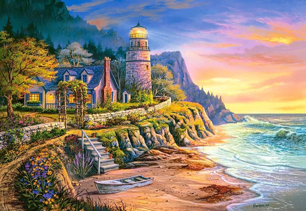 on the seashore online puzzle