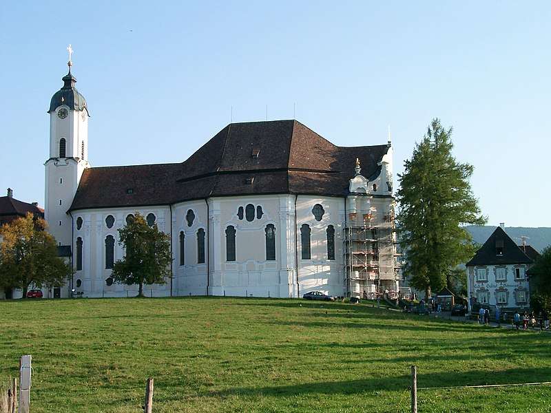 Chiesa rococò a Wies (comune di Steingaden) puzzle online