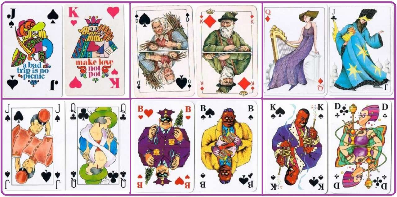 Hrací karty skládačky online