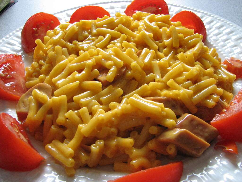 Macaroni en kaas online puzzel