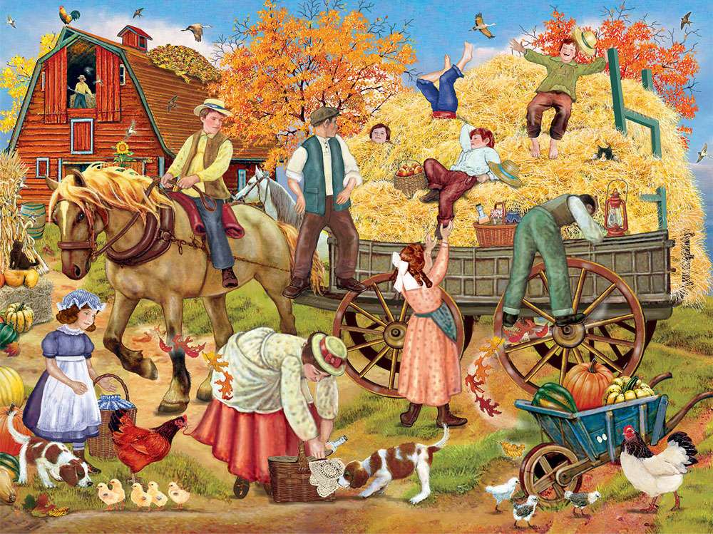 Hitching Up for the Hayride Puzzlespiel online