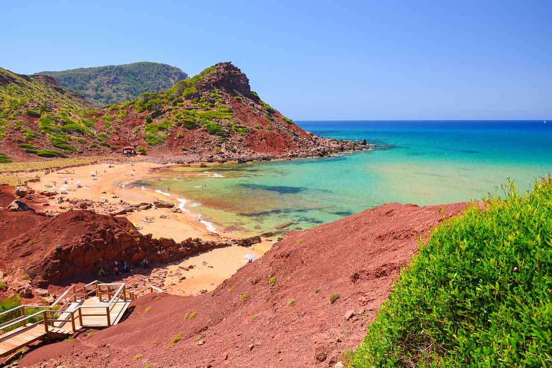 Девствен плаж на Кала Пилар- Испания онлайн пъзел
