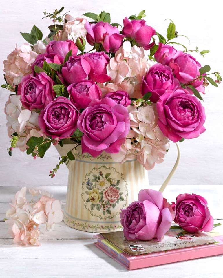 ваза за цветя онлайн пъзел
