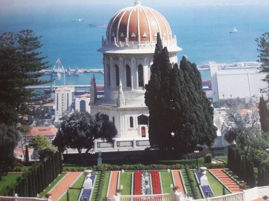Bahai templom, Haifa, Izrael online puzzle