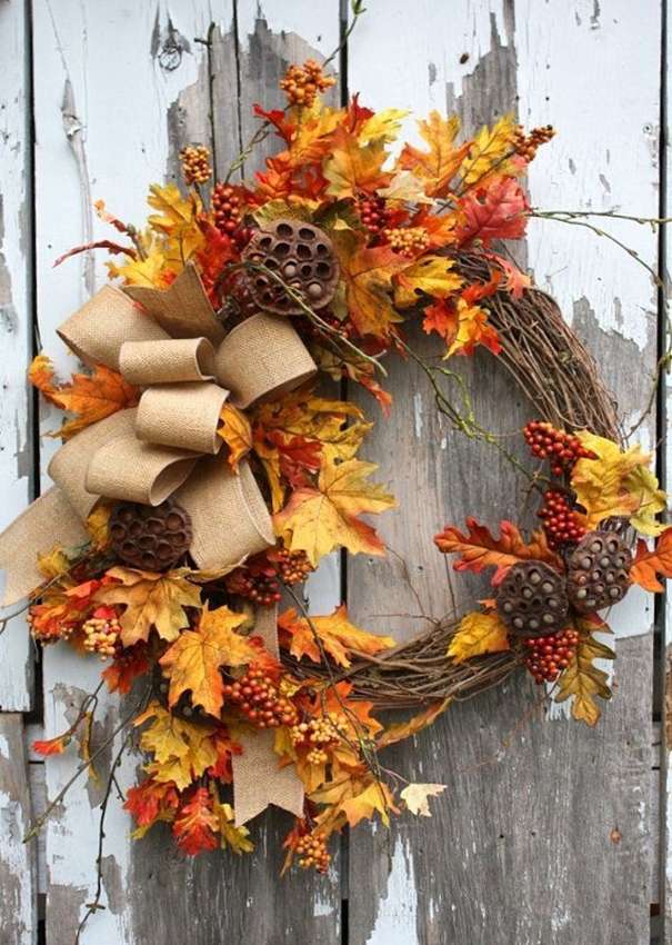 decoración de otoño rompecabezas en línea