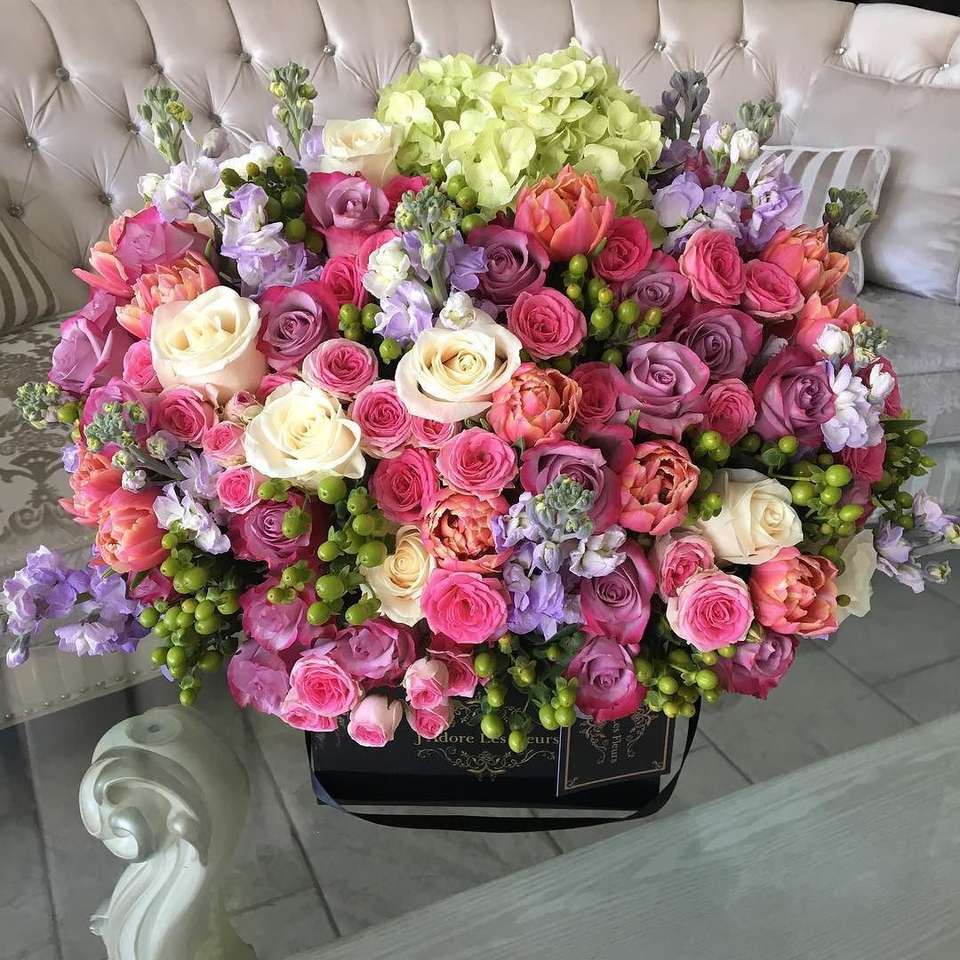 букет цветов пазл онлайн