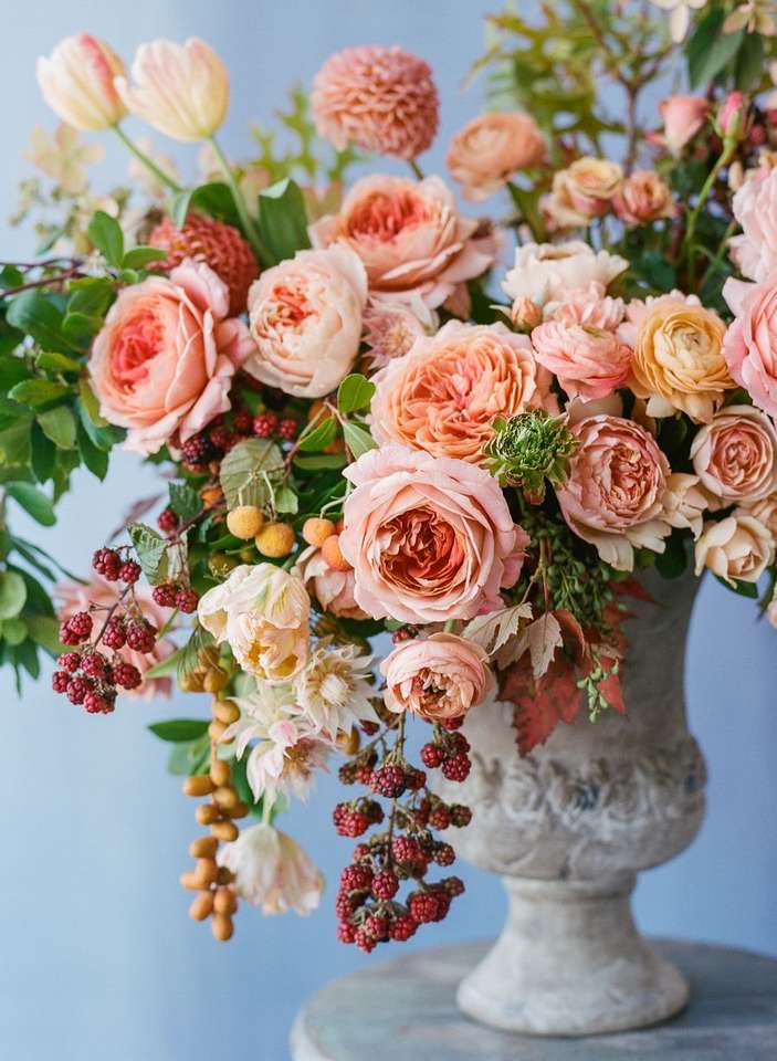 ваза за цветя онлайн пъзел