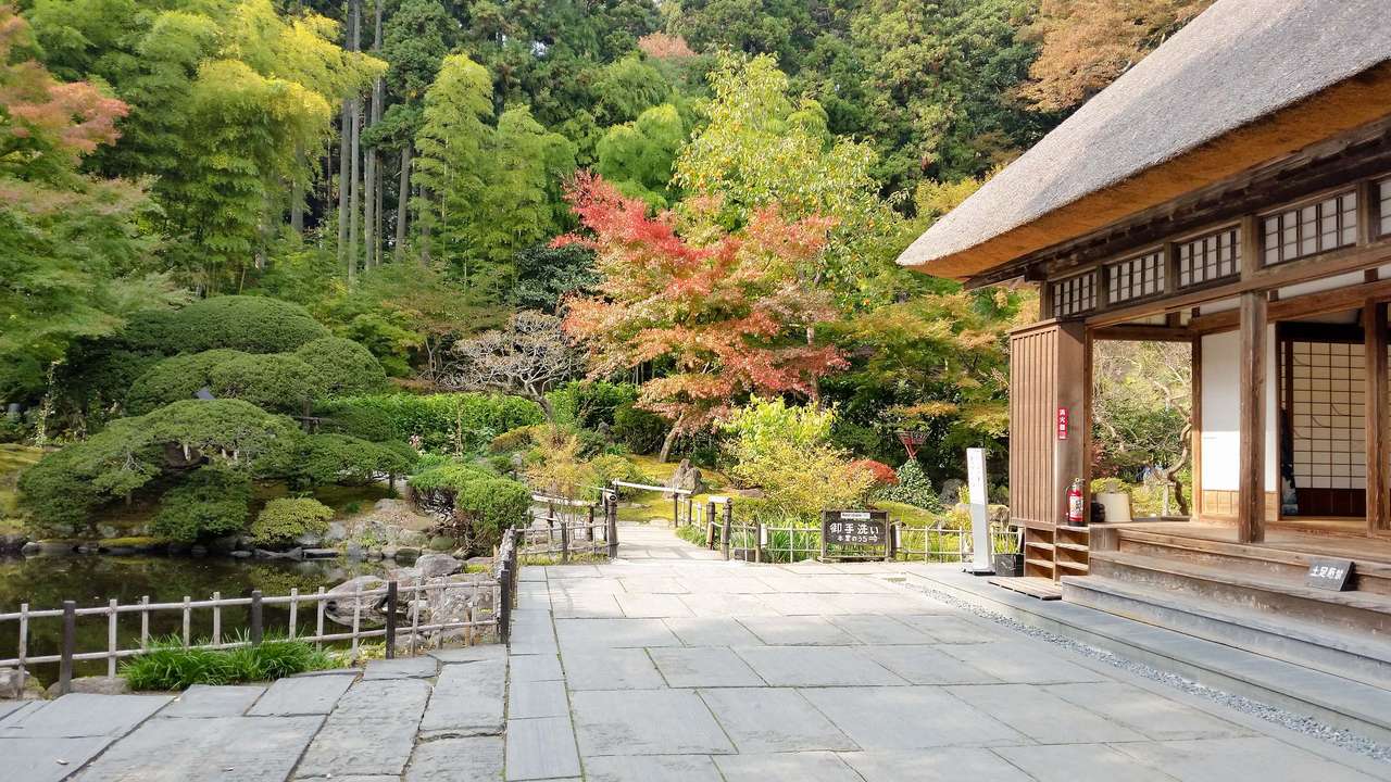 храм Япония онлайн пъзел