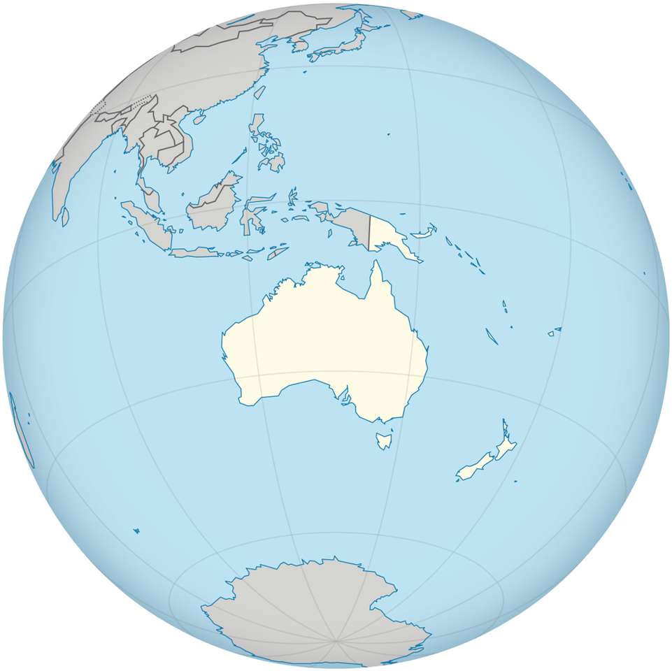 Óceánia kontinens kirakós online