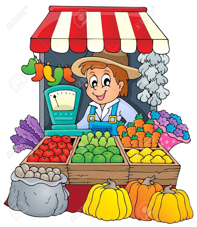 Obchod se zeleninou skládačky online