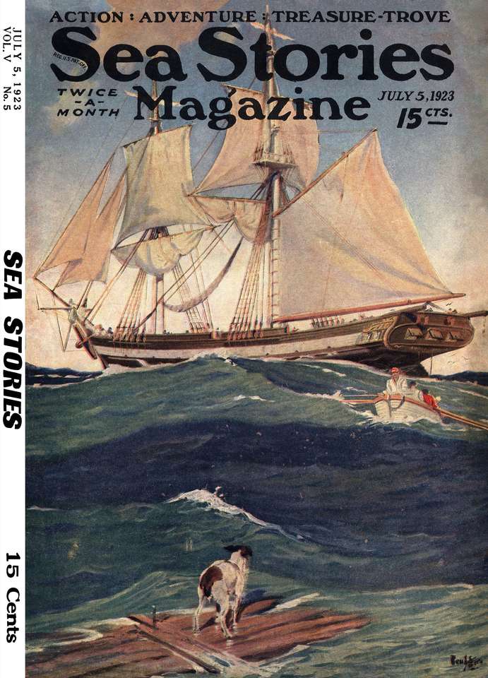 Rescue of a shipwrecked dog by a two-masted jigsaw puzzle online